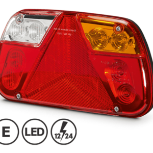FAROLIM LED DIREITO COM REFLETOR TIANGULAR