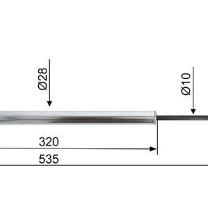 AMORTECEDOR DE ENGATE 2700KG
