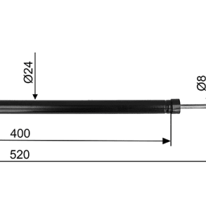 AMORTECEDOR DE ENGATE 150V
