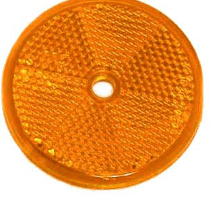 REFLETOR AMARELO COM FURO