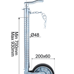 RODA JOCKEY DIAM. 48 RECARTILHADA