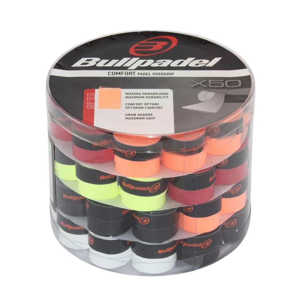 Boîte de 50 Surgrips Bullpadel Comfort Multicolore GB1604