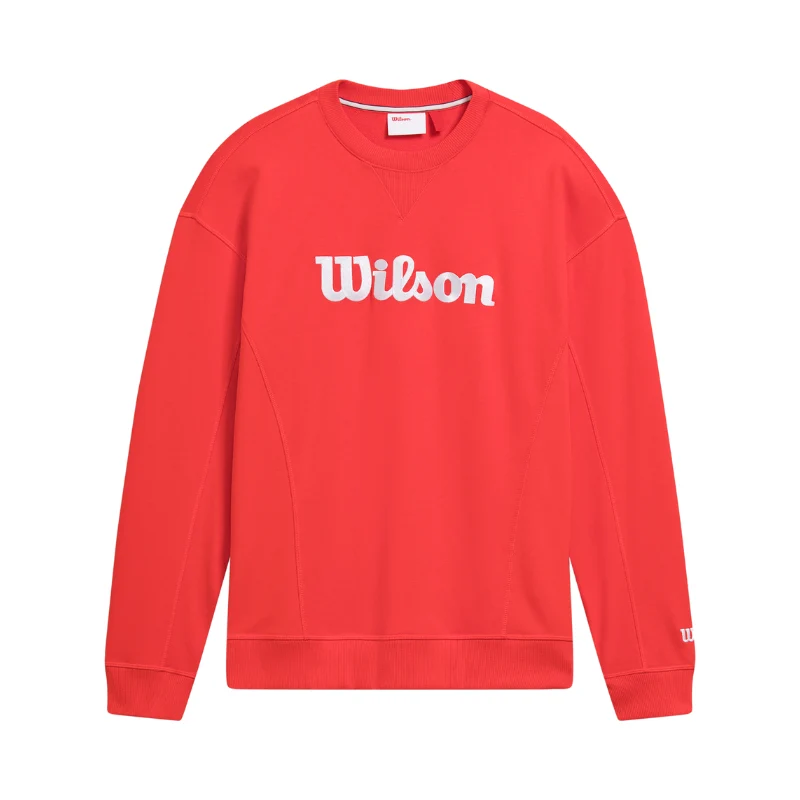 Pull Wilson Team Crewneck Script Rouge - Image 2