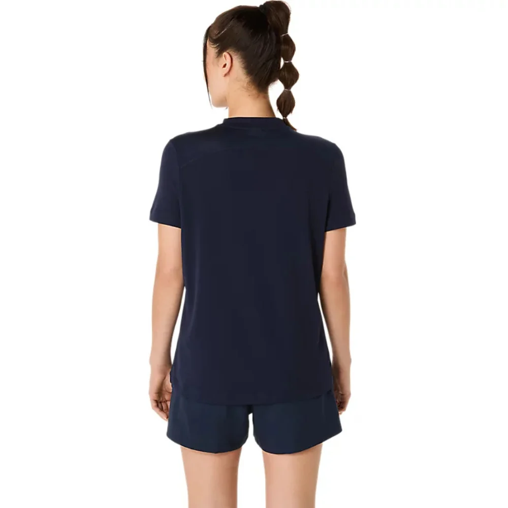 T-shirt Asics Court Bleu Marine Femme - Image 3
