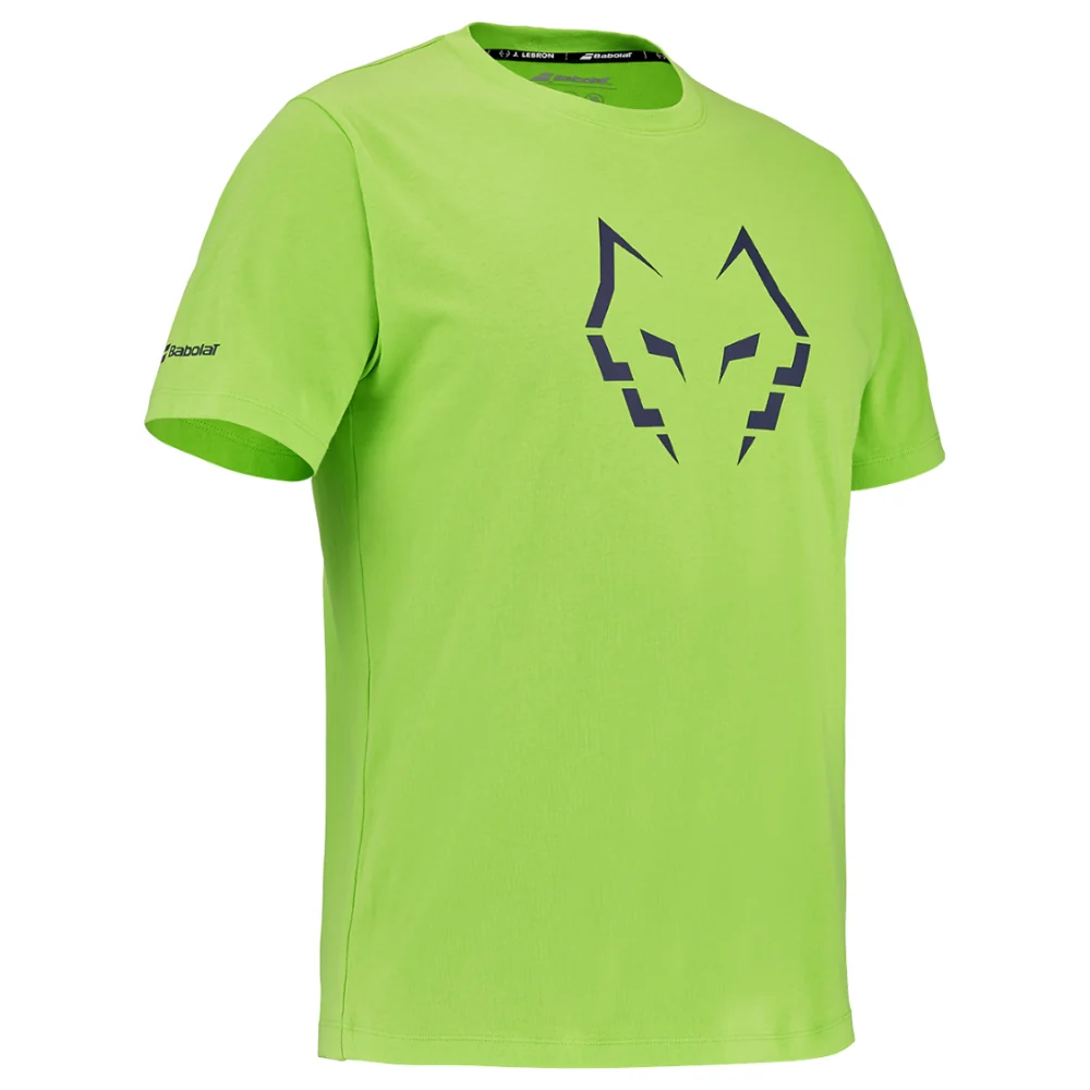 T-shirt Babolat Cotton Tee Lebron Vert - Image 3