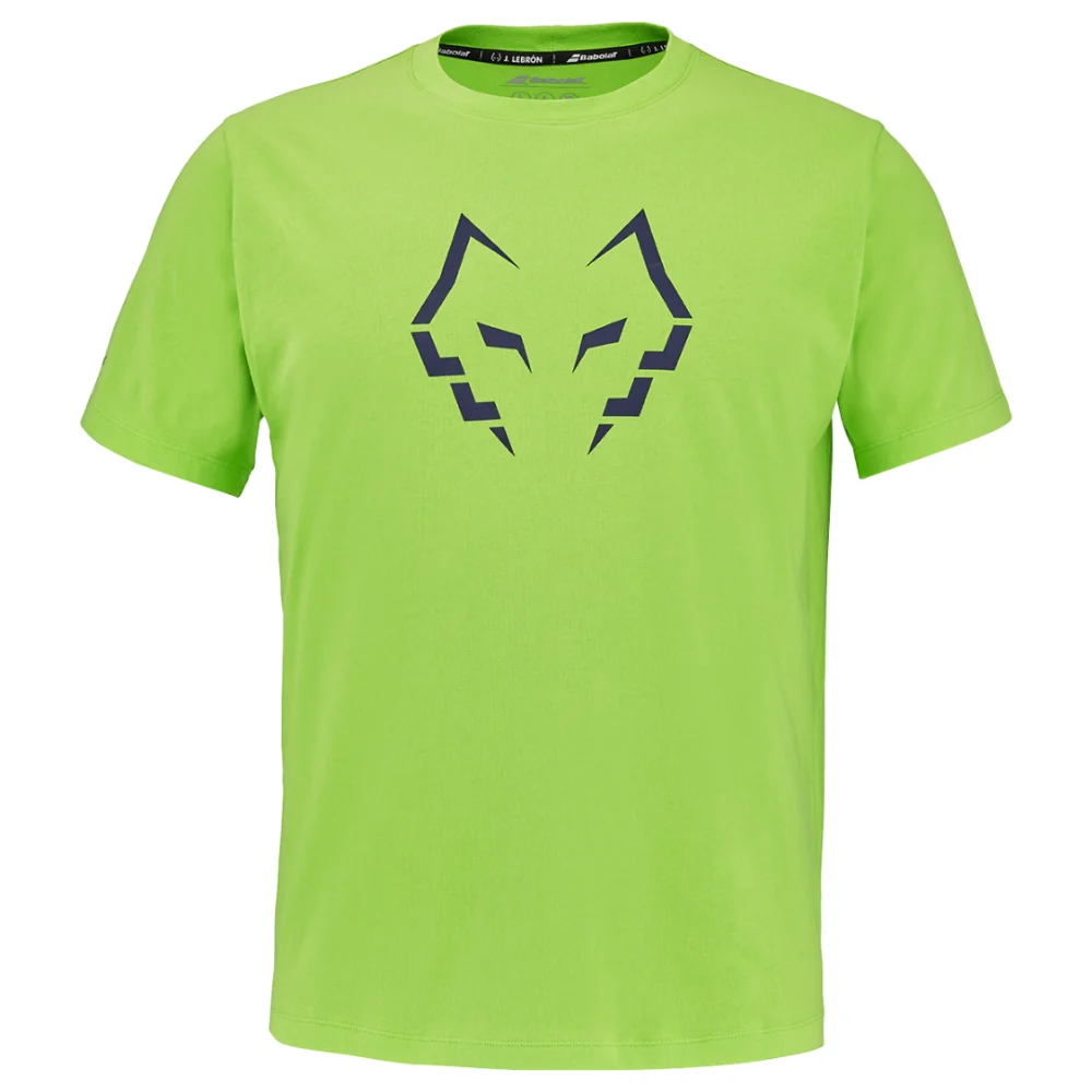 T-shirt Babolat Cotton Tee Lebron Vert - Image 2