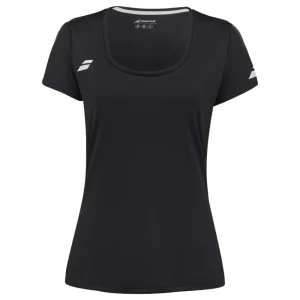 T-shirt Babolat Play Cap Sleeve Top Noir Femme