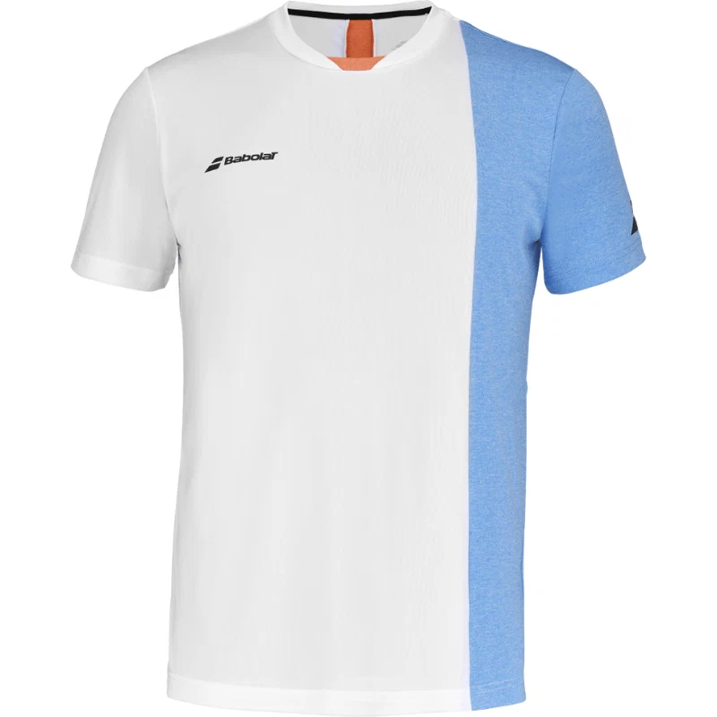 T-shirt Babolat Play Crew Neck Tee Blanc - Image 2