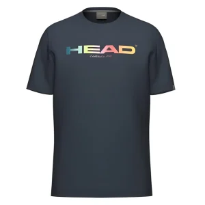 T-shirt Head Rainbow Bleu Marine Junior Boy