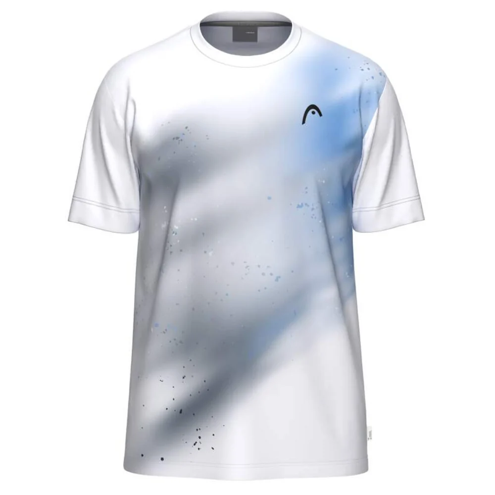 T-shirt Head Topspin Blanc/Bleu Marine - Image 2