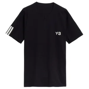 T-shirt Adidas Y-3 Zip Noir