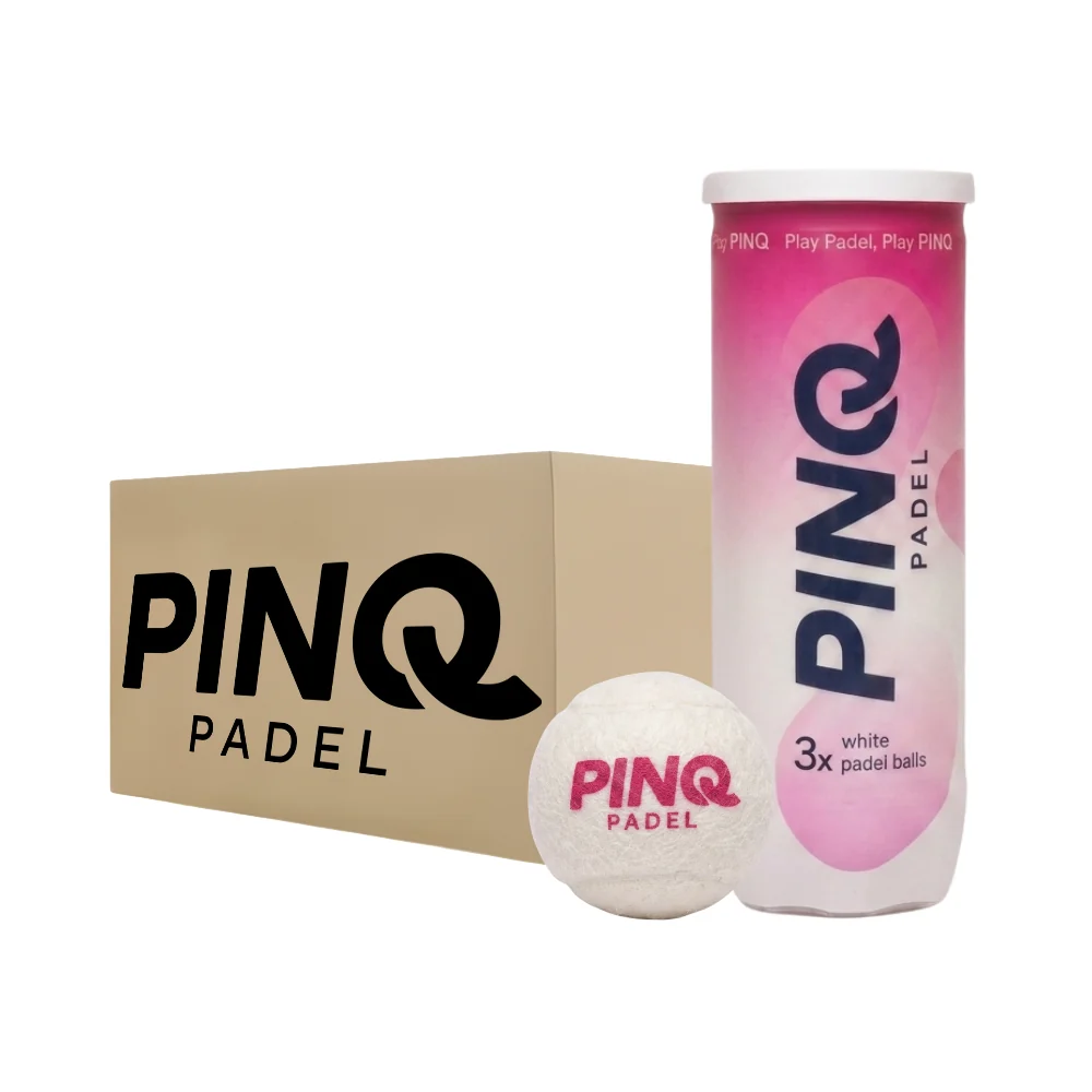 Carton de 24 tubes de balles PINQ Padel Blanc - Image 2