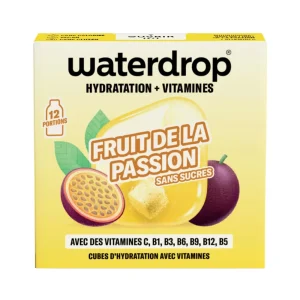 Pastilles d'hydratation Waterdrop Microdrink Fruit de la passion x12