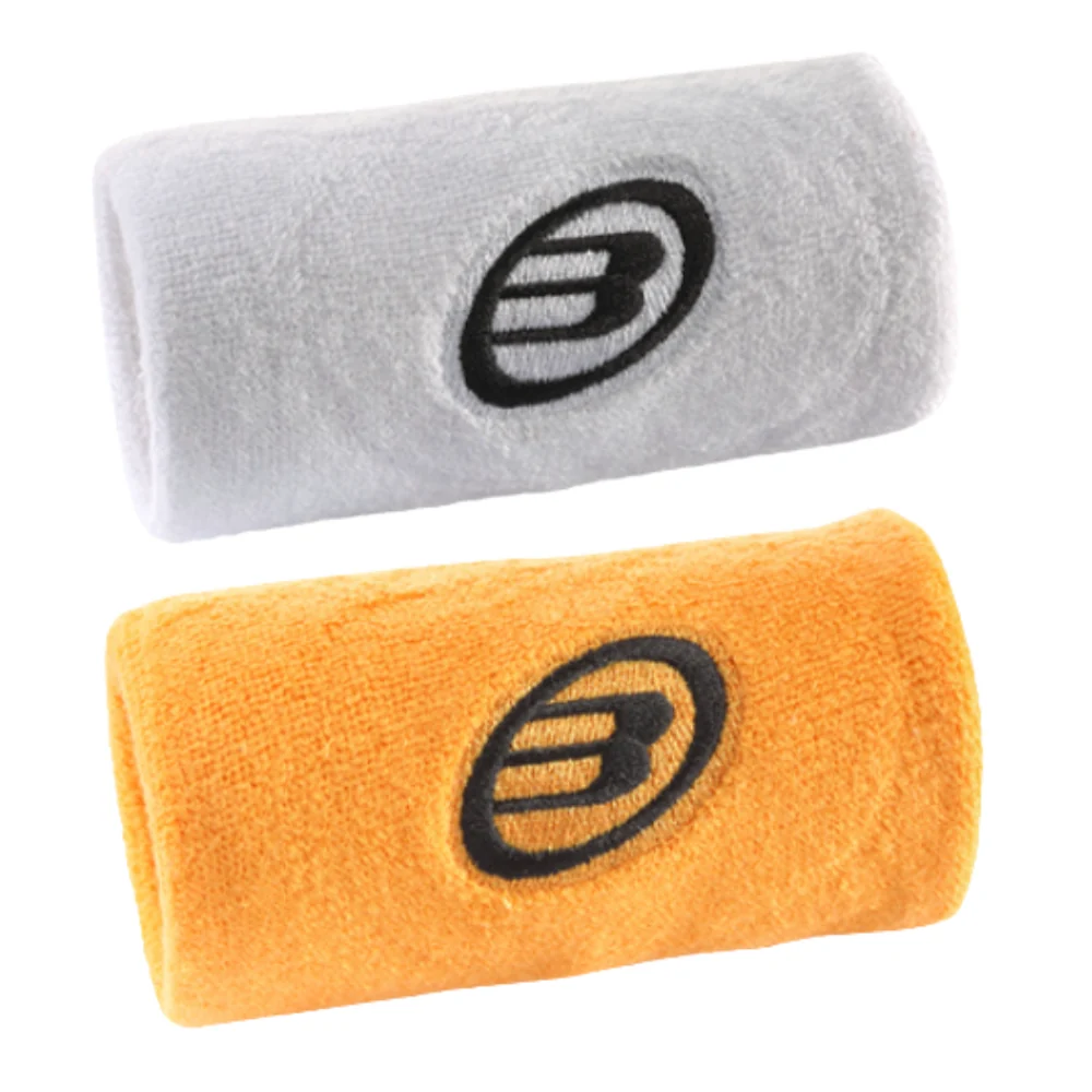 Poignets Éponge Bullpadel BPMU262 Blanc/Orange x2