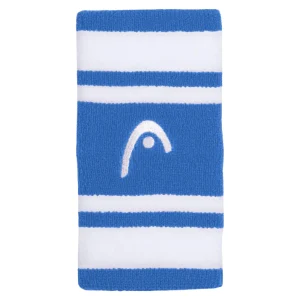 Poignets Éponge Head 5" Striped Bleu/Blanc x2