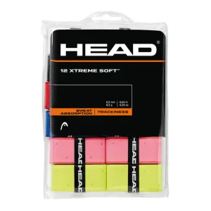 Pack de 12 Surgrips Head Xtreme Soft Multicolore