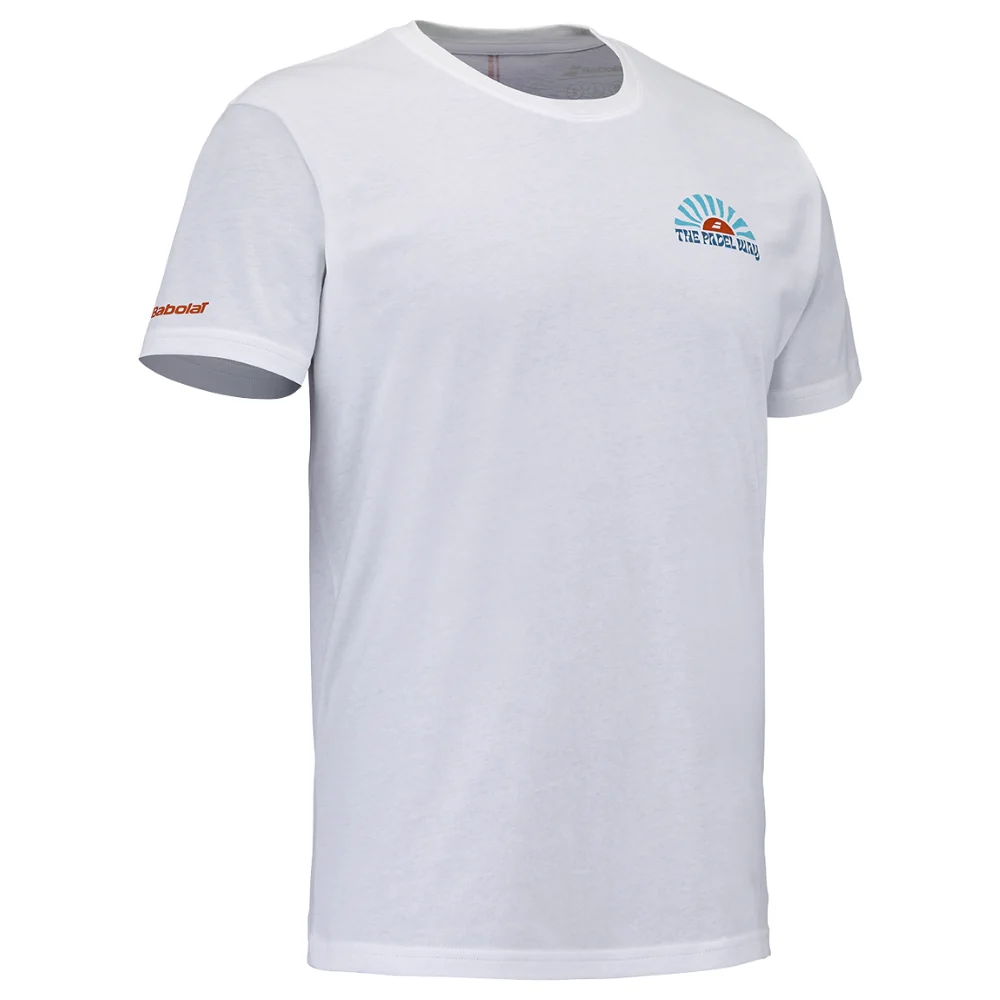 T-shirt Babolat Perf Cotton Tee Blanc - Image 4