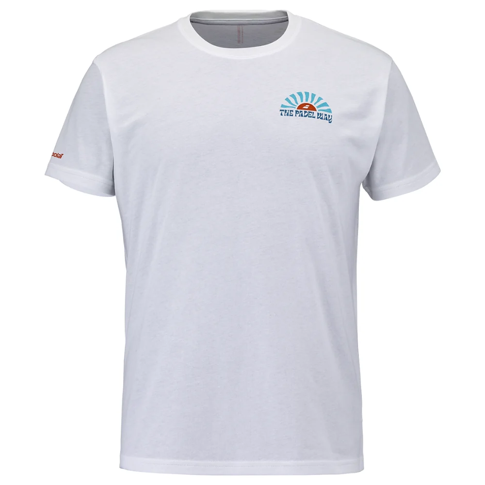 T-shirt Babolat Perf Cotton Tee Blanc - Image 2