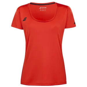 T-shirt Babolat Play Cap Sleeve Top Rouge Femme