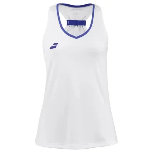 T-shirt Babolat Play Tank Top Blanc Junior Girl