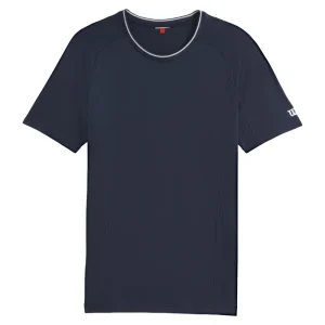 T-shirt Wilson Seamless Crew Bleu Marine